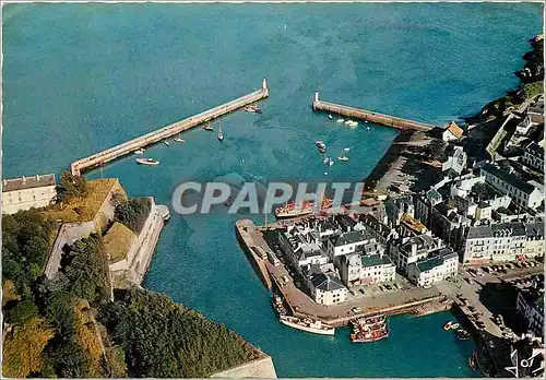 Moderne Karte Belle Ile en Mer Morbihan La forteresse et le Palais