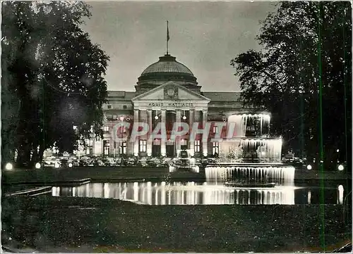 Cartes postales moderne Kur und Kongresstadt Wiesbaden Illumination du Casino