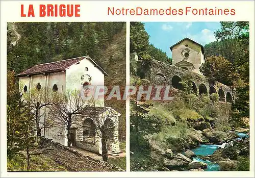 Cartes postales moderne La Brigue Notre Dame des Fontaines Alpes Maritimes