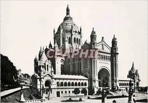 Moderne Karte La Basilique de Lisieux Vue d'ensemble