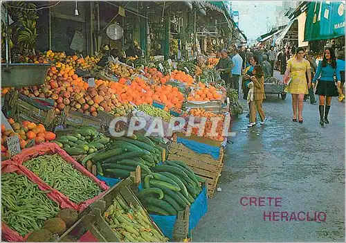 Cartes postales moderne Heraclion Candie Le Marche