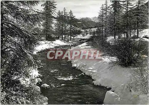 Cartes postales moderne Les Grandes Alpes en hiver le Monetier les Bains Hautes Alpes