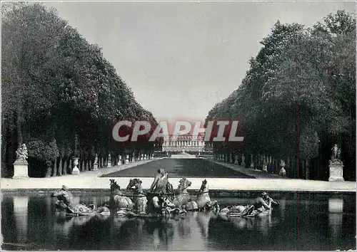 Cartes postales moderne Chateau de Versailles Le Bassin d'Apollon et l'Allee du Tapis Vert