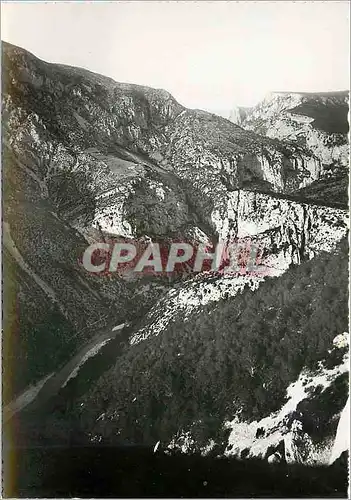 Moderne Karte Les Gorges Pittoresques du Verdon Le Verdon Vu de la Corniche Sublime