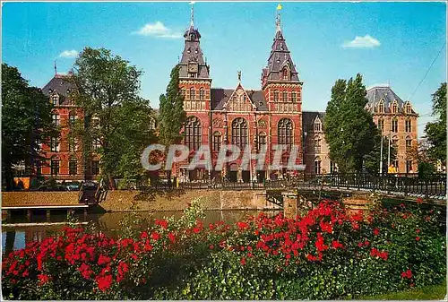 Cartes postales moderne Amsterdam Holland Le Rijksmuseum veritable tresor artistique de Hollande