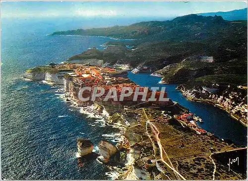 Cartes postales moderne Bonifacio Sur les Falaises a l'extreme sud de la Corse