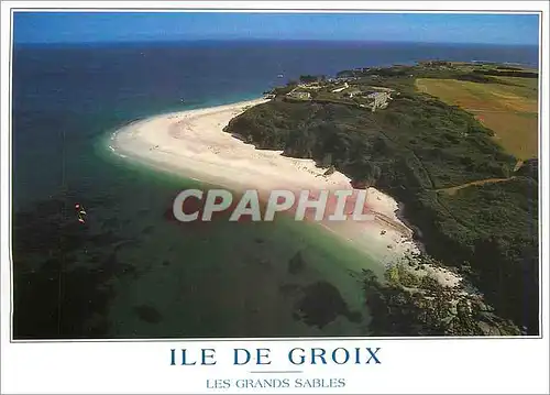 Moderne Karte Ile de Groix Les Grands Sables Morbihan