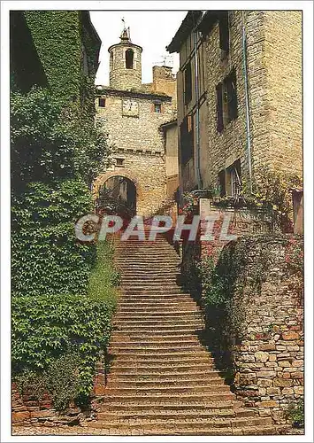 Cartes postales moderne Cordes sur Ciel Tarn Le Paster Noster ruelle en escalier