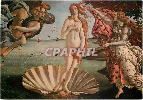 Cartes postales moderne Firenze Galleria Uffizi Sandro Botticelli