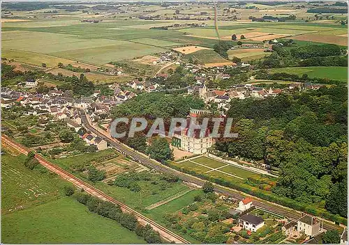 Moderne Karte Ponce sur le Loir Sarthe Vue Generale