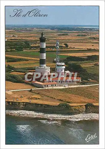 Moderne Karte Ile d'Oleron Charente Maritime Le phare de Chassiron