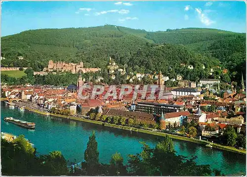 Cartes postales moderne Heidelberg Vieux quartier et le chateau