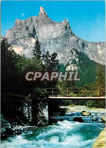 Moderne Karte Sixt Hte Savoie Cirque du Fer a Cheval La Come du Chamois