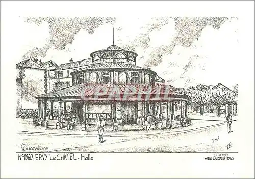 Cartes postales moderne Ervy le Chatel Halle
