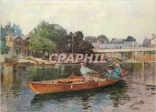 Cartes postales moderne The Thames at Cookham Hector Caffieri