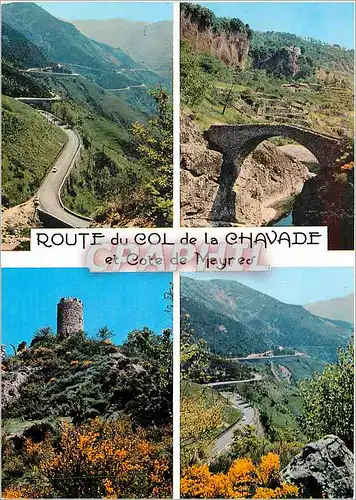 Cartes postales moderne La Route du Col de la Chavade Les Lacets de la Route