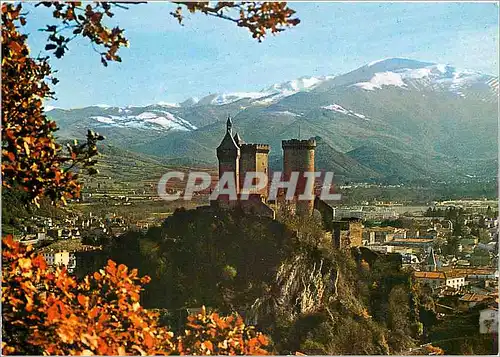 Cartes postales moderne Foix Le chateau fort des Comtes de Foix