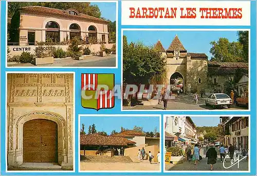 Cartes postales moderne Barbotan les Thermes Le centre d'accueil Le Porche La Porte de l'Eglise