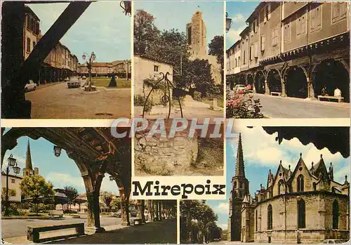 Cartes postales moderne Mirepoix Ariege Les Grands Couverts et l'eglise Saint Maurice