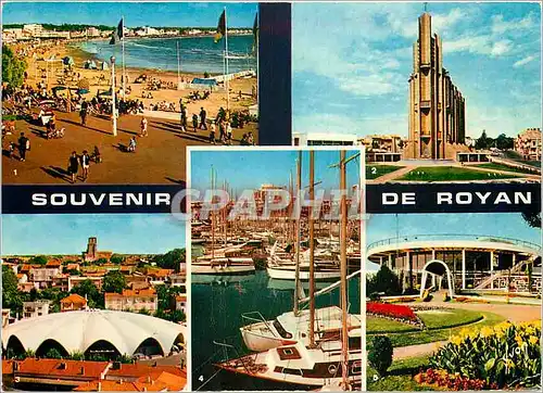 Cartes postales moderne Royan Charente Maritime Esplanade et Grande Conche