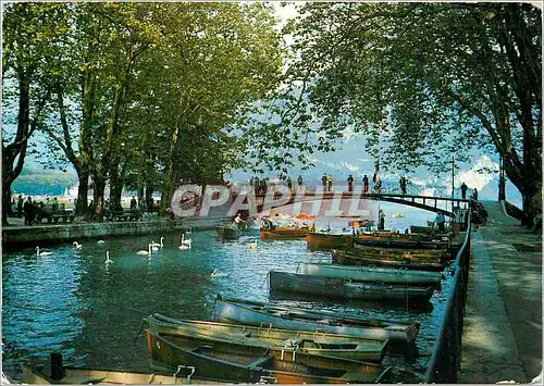 Moderne Karte Annecy Le Pont des Amours