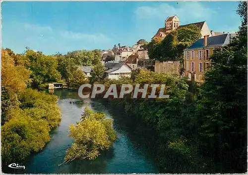 Cartes postales moderne La Roche Posay Vienne Vallee de la Creuse le vieux moulin l'eglise fortifee le Val de Creuse