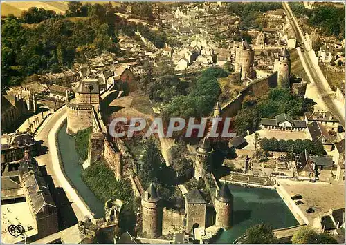 Moderne Karte Fougeres L et V Le Chateau Pres du Mont Saint Michel