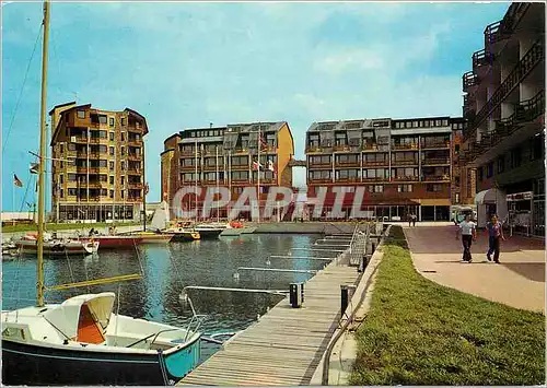 Moderne Karte Deauville La plage fleurie