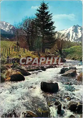 Cartes postales moderne Le Sancy et la Dordogne au printemps