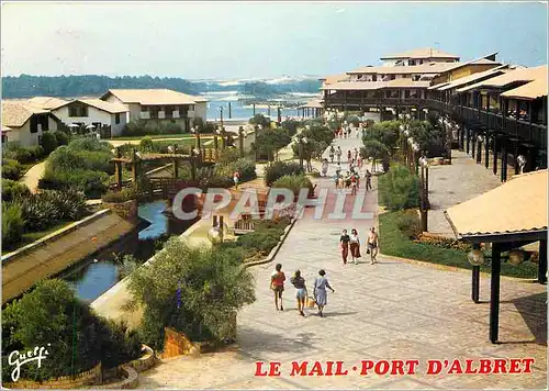 Moderne Karte Vieux Boucau Port d'Albert Le Mail