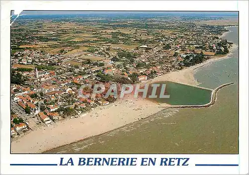 Cartes postales moderne La Berniere en Retz France Vue aerienne La plage et le plan d'eau