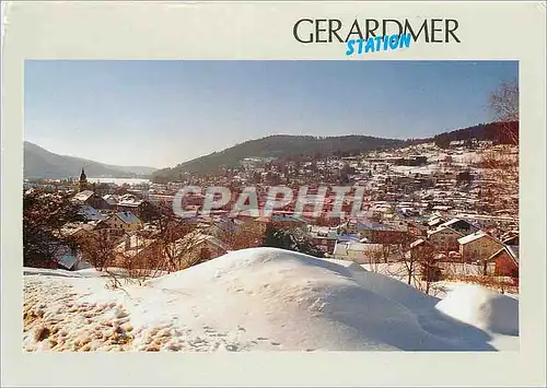 Moderne Karte Gerardmer sous la neige