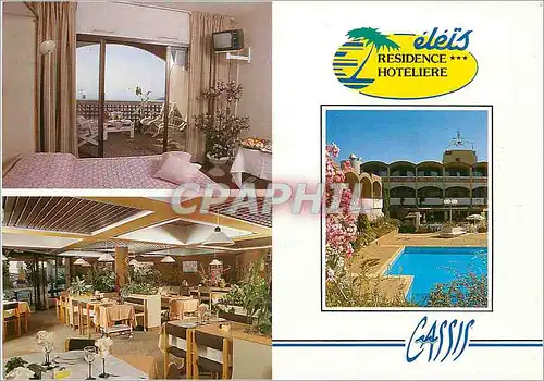 Moderne Karte Eleis Hotel Residence Cassis