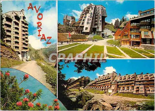 Moderne Karte Morzine Haute Savoie Avoriaz