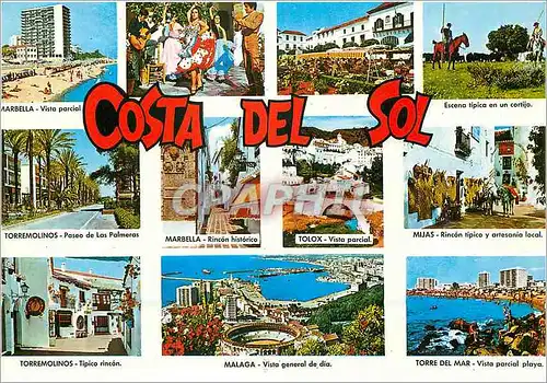 Cartes postales moderne Costa del Sol