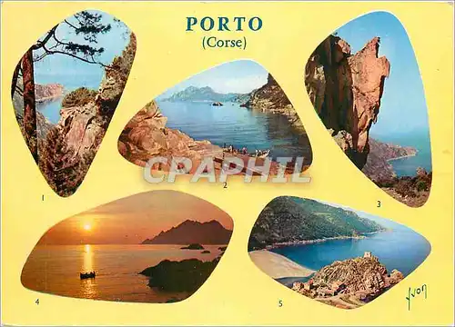 Cartes postales moderne Porto Corse La Corse oasis de Beaute