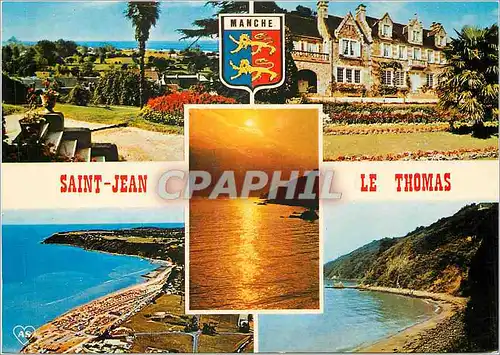 Cartes postales moderne Saint Jean le Thomas Manche Lion