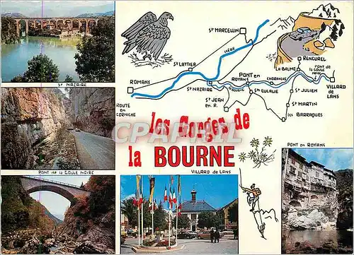 Cartes postales moderne Les Gorges de la Bourne Aigle Alpinisme