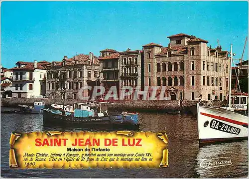 Cartes postales moderne Saint Jean de Luz Maison de l'Infante