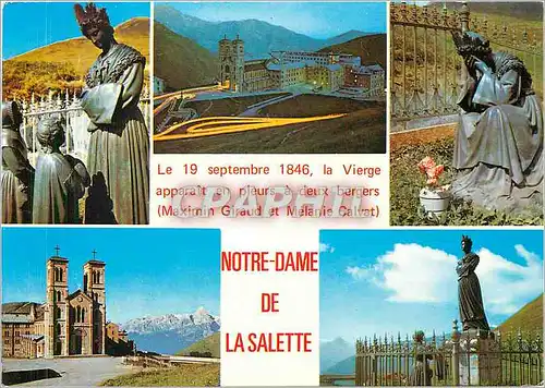 Cartes postales moderne Notre Dame de La Salette