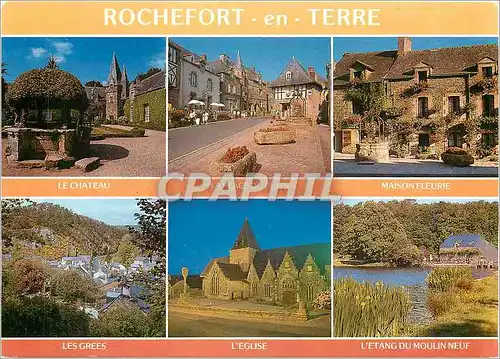 Moderne Karte Rochefort en Terre Le ch�teau