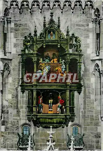 Cartes postales moderne Munchen Le Carillon de la tour de l'Hotel de vibe