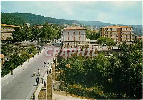 Moderne Karte Santa Fiora Ponte Viadotto e Albergo Flora