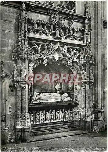 Moderne Karte Bourg en Bresse Ain Eglise de Brou