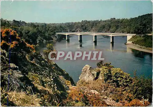 Moderne Karte Le Pont Saint Maurice sur la Laita