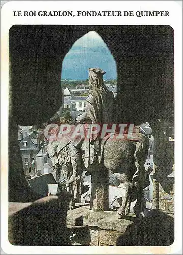 Cartes postales moderne Le Roi Gradlon Fondateur de Quimper