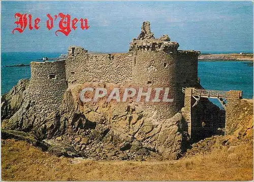 Cartes postales moderne Ile d'Yeu Vendee Le vieux chateau
