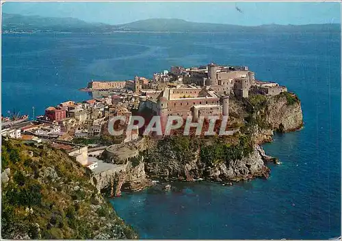 Moderne Karte Gaeta Chateau Anjouin et Aragonais