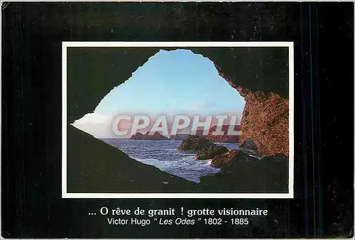 Cartes postales moderne O reve de granit grotte visionnaire Victor Hugo