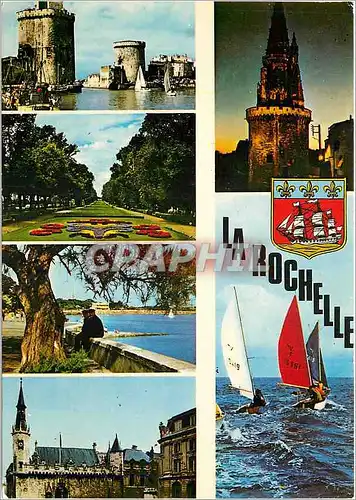 Cartes postales moderne La Rochelle Charente Maritime Le port et les tours